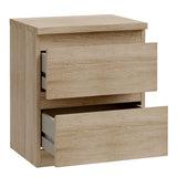 Edmore 2 Drawer Bedside Table