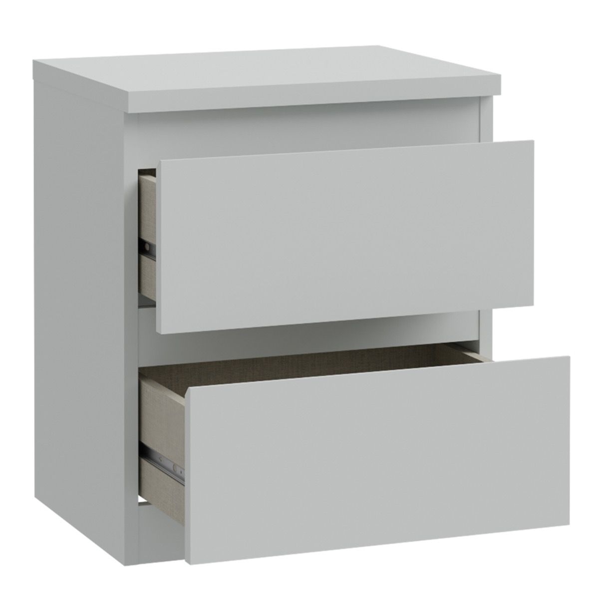 Edmore 2 Drawer Bedside Table