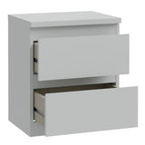 Edmore 2 Drawer Bedside Table