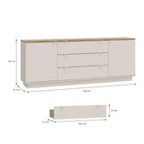 Ganymede Large Sideboard with 3 Drawers & 2 Doors
