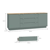 Ganymede Large Sideboard with 3 Drawers & 2 Doors