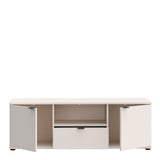 Ganymede Wide TV Unit with Open Shelf, Drawer & 2 Doors
