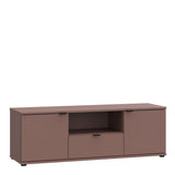 Ganymede Wide TV Unit with Open Shelf, Drawer & 2 Doors