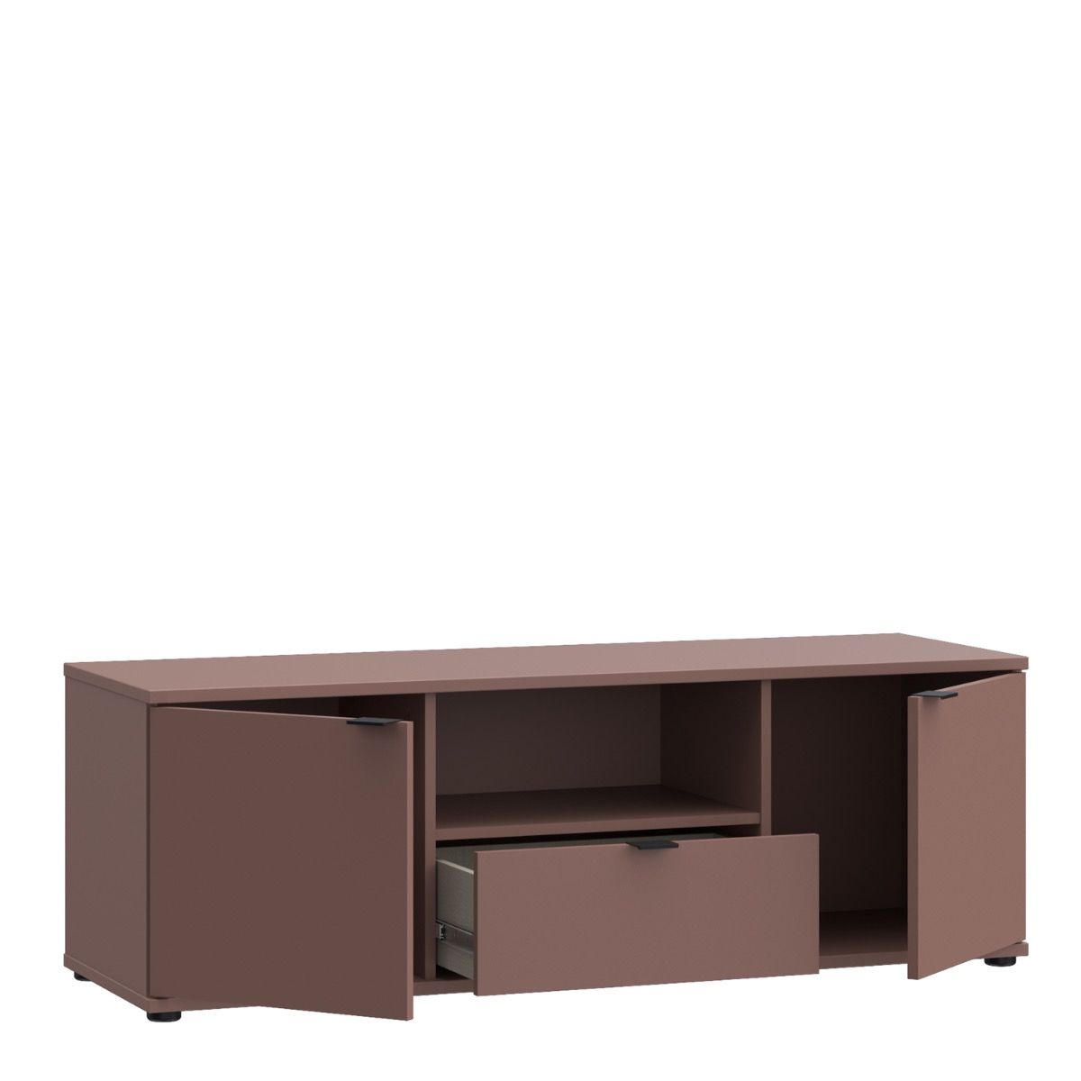 Ganymede Wide TV Unit with Open Shelf, Drawer & 2 Doors