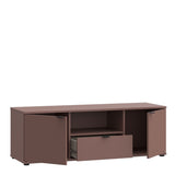 Ganymede Wide TV Unit with Open Shelf, Drawer & 2 Doors