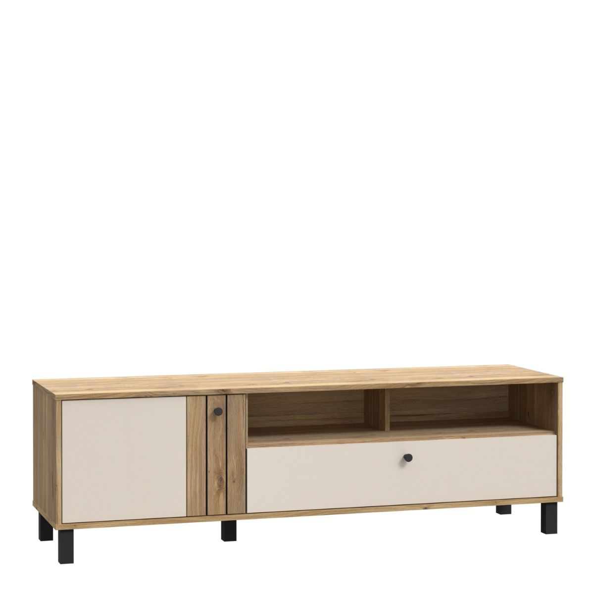Grafton TV Unit in Cream and Brown