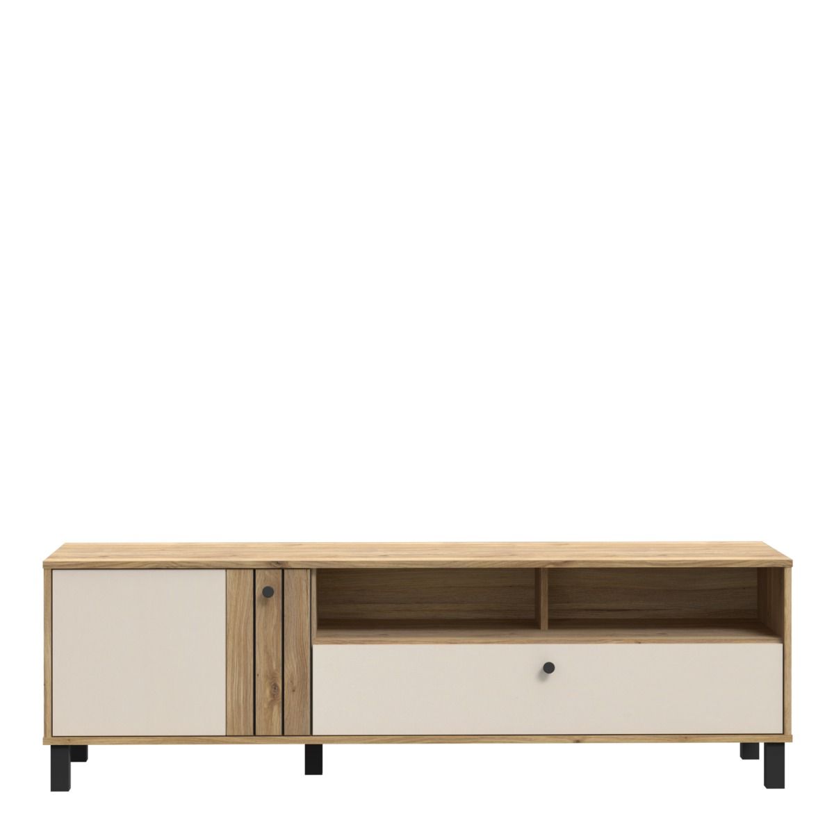 Grafton TV Unit in Cream and Brown