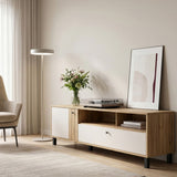 Grafton TV Unit in Cream and Brown