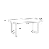 Atlantic Coffee Table in Artisan Brown 110x45cm