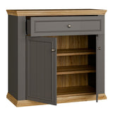 Pontypool 2 Door 1 Drawer Small Sideboard
