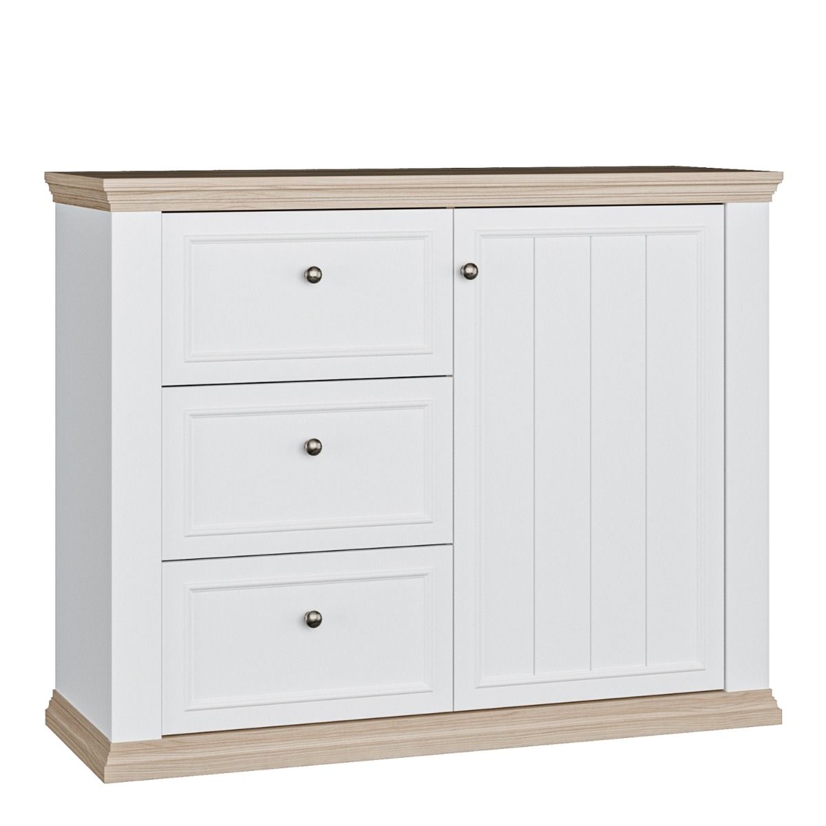 Pontypool 3 Drawer & 1 Door Sideboard
