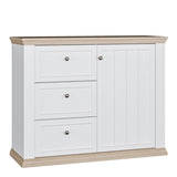 Pontypool 3 Drawer & 1 Door Sideboard