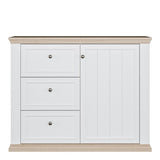 Pontypool 3 Drawer & 1 Door Sideboard