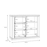 Pontypool 3 Drawer & 1 Door Sideboard