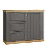 Pontypool 3 Drawer & 1 Door Sideboard