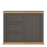Pontypool 3 Drawer & 1 Door Sideboard