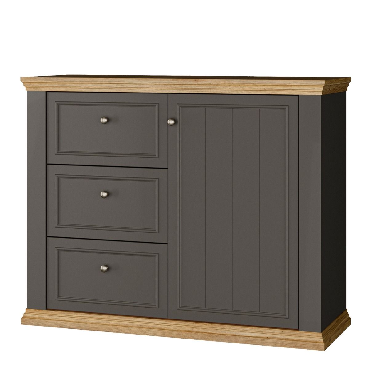 Pontypool 3 Drawer & 1 Door Sideboard