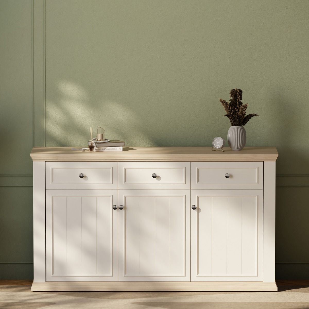 Pontypool 3 Drawer & 3 Door Sideboard