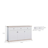 Pontypool 3 Drawer & 3 Door Sideboard