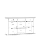 Pontypool 3 Drawer & 3 Door Sideboard
