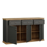 Pontypool 3 Drawer & 3 Door Sideboard