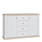 Pontypool 4 Drawer & 2 Door Sideboard