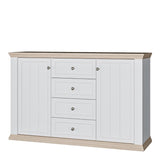 Pontypool 4 Drawer & 2 Door Sideboard