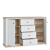 Pontypool 4 Drawer & 2 Door Sideboard