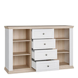 Pontypool 4 Drawer & 2 Door Sideboard
