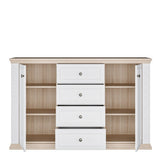Pontypool 4 Drawer & 2 Door Sideboard