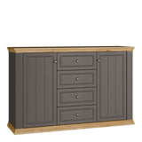 Pontypool 4 Drawer & 2 Door Sideboard