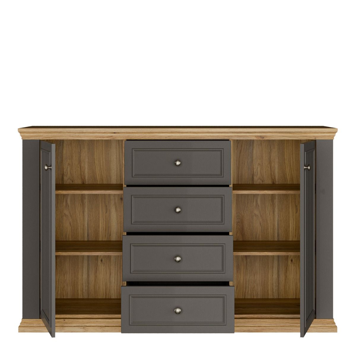 Pontypool 4 Drawer & 2 Door Sideboard