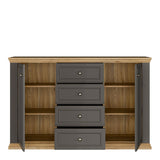 Pontypool 4 Drawer & 2 Door Sideboard