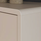 Playly TV Unit with Open Shelving and 2-Door Storage in Sand