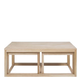 Cornus Coffee Table in Brown Set of 3