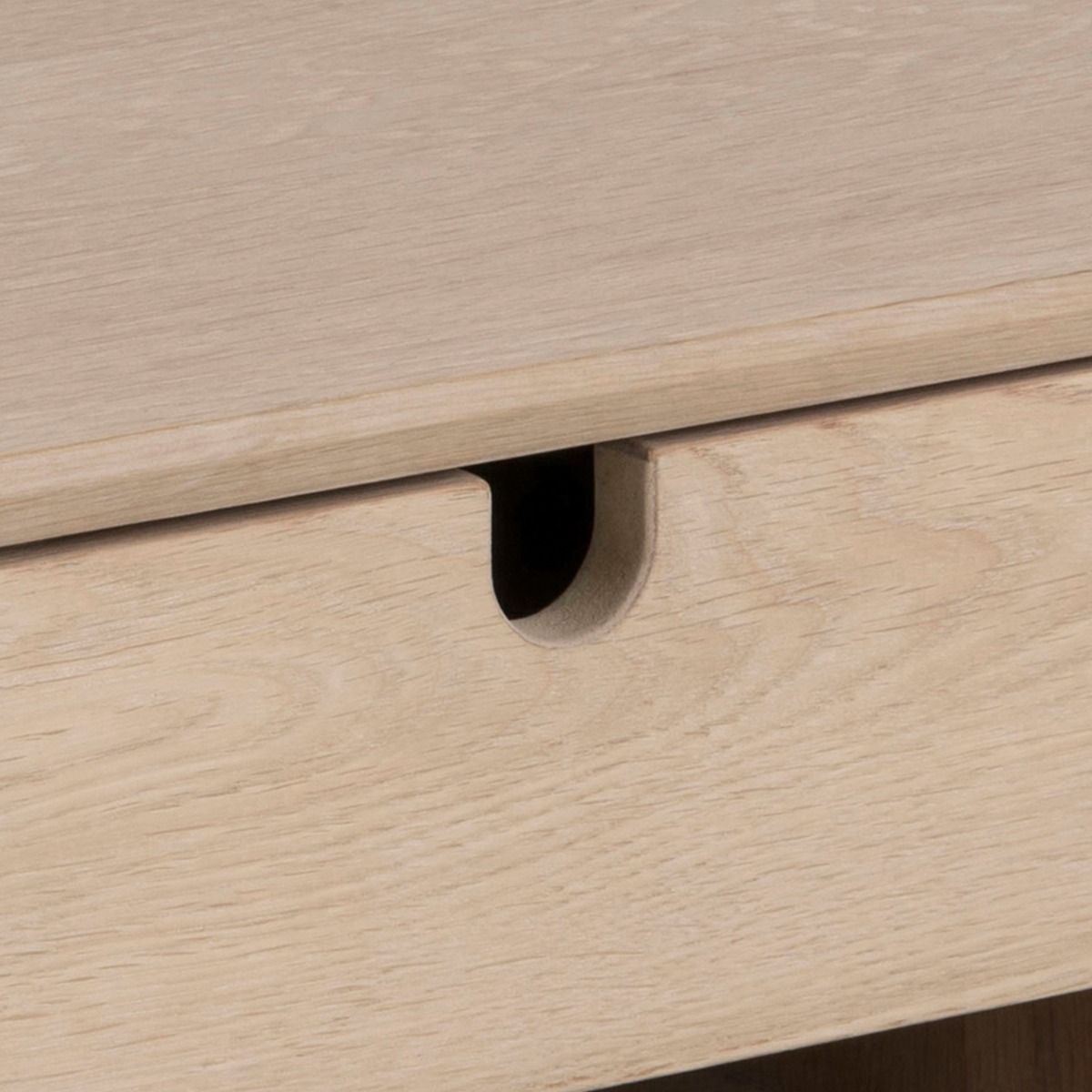 Century 1 Drawer Wall Mounted Bedside Table in Brown