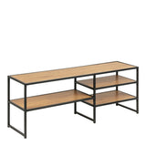 Seaford Black Metal Open TV Unit