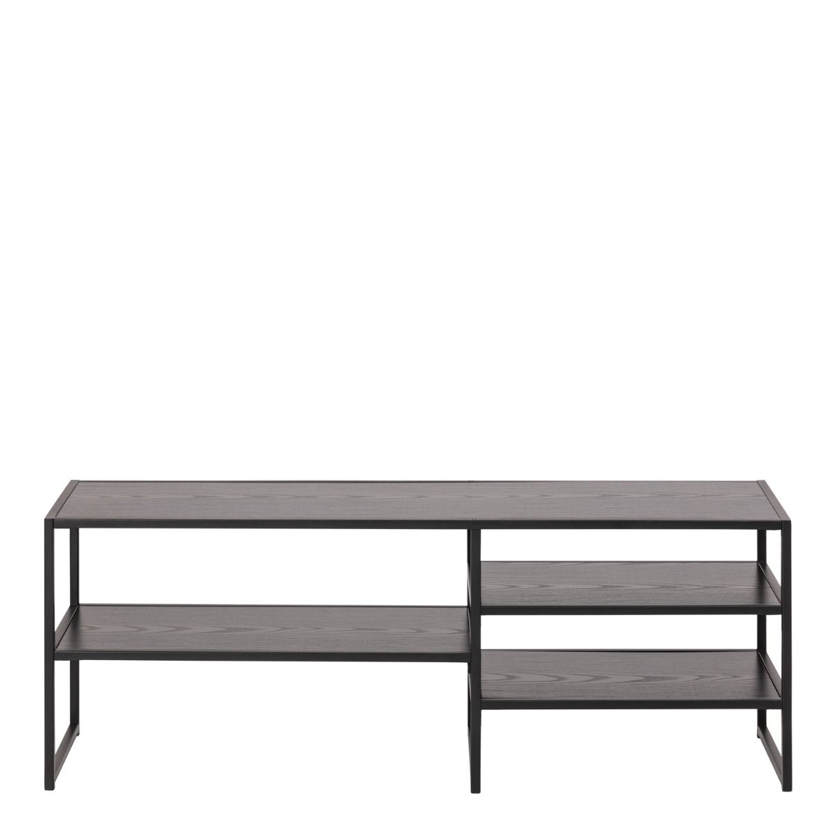 Seaford Black Metal Open TV Unit