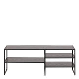 Seaford Black Metal Open TV Unit