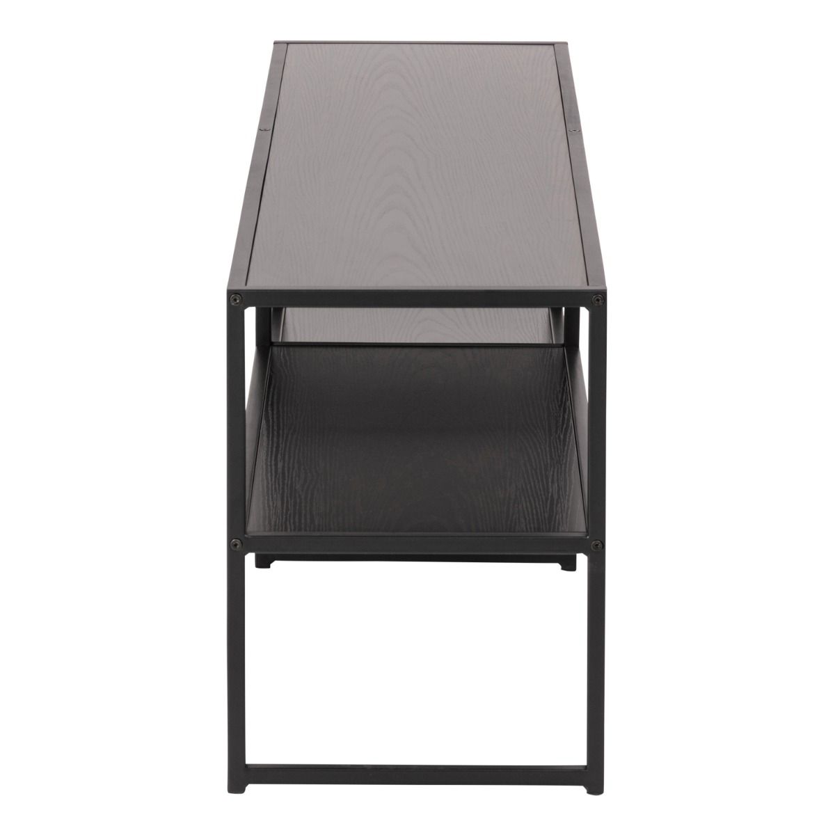 Seaford Black Metal Open TV Unit