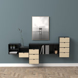 Joliet 1 Drawer Wall Mounted Bedside Table