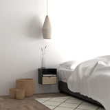 Joliet 1 Drawer Wall Mounted Bedside Table