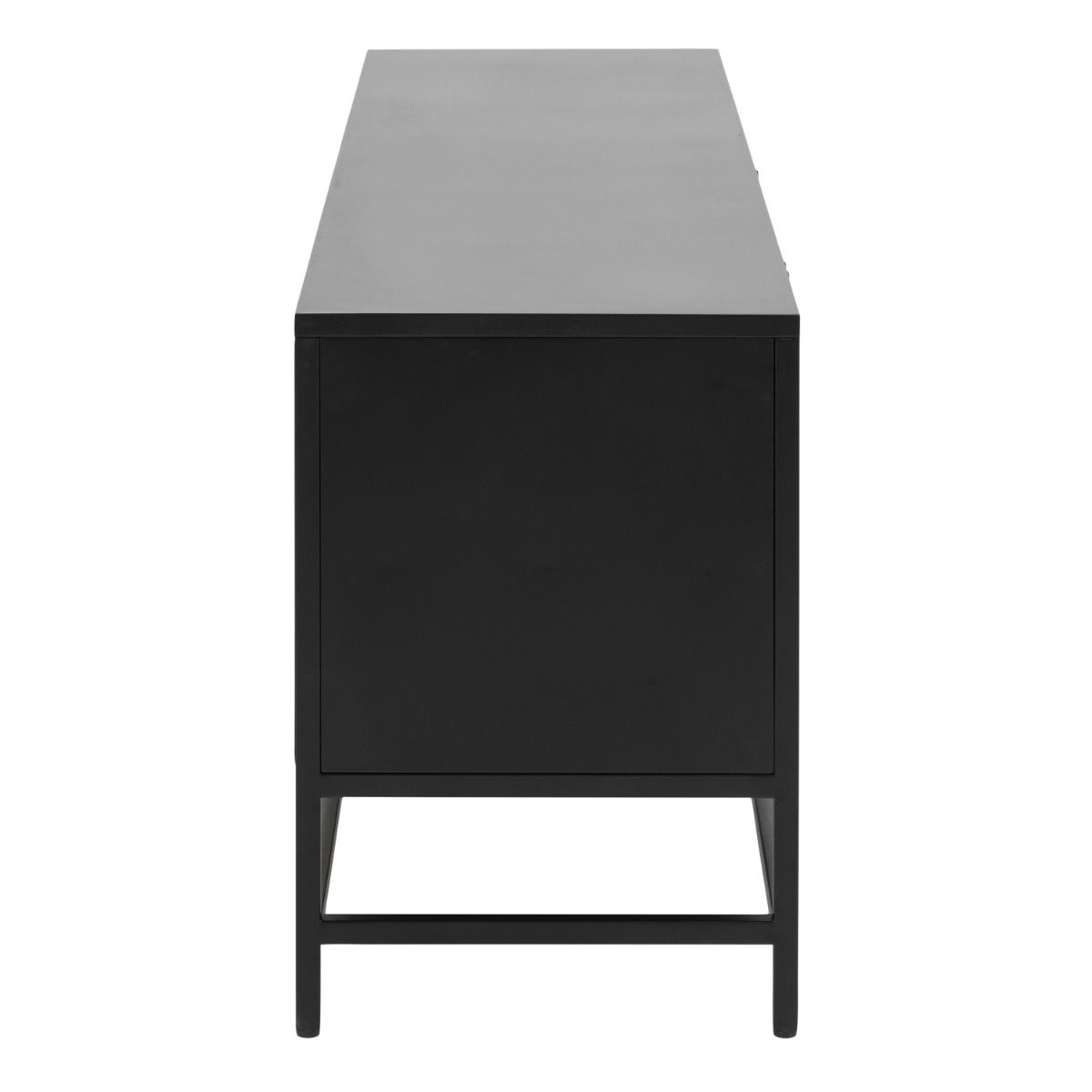 Newcastle 3 Door Sideboard in Matt Black