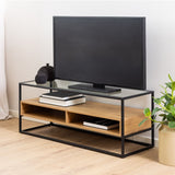 Randolf TV Unit in Black and Brown