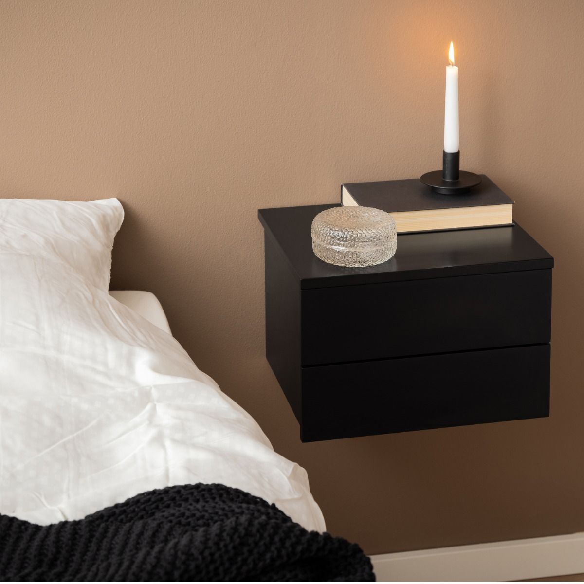 Avignon Bedside Table with 2 Drawers