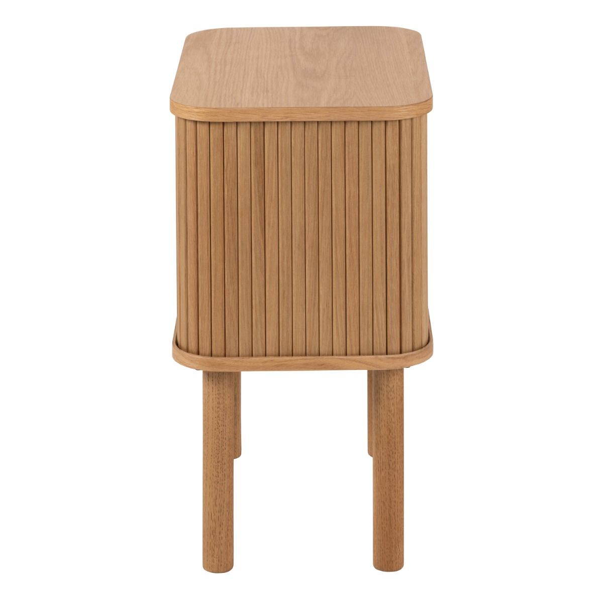 Langley Square Bedside Table in Brown