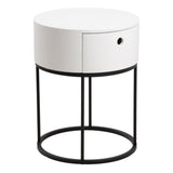 Polo Round Bedside Table