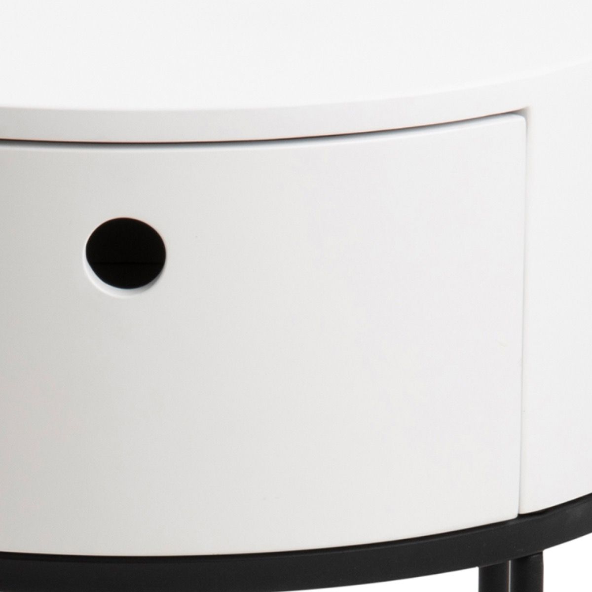 Polo Round Bedside Table