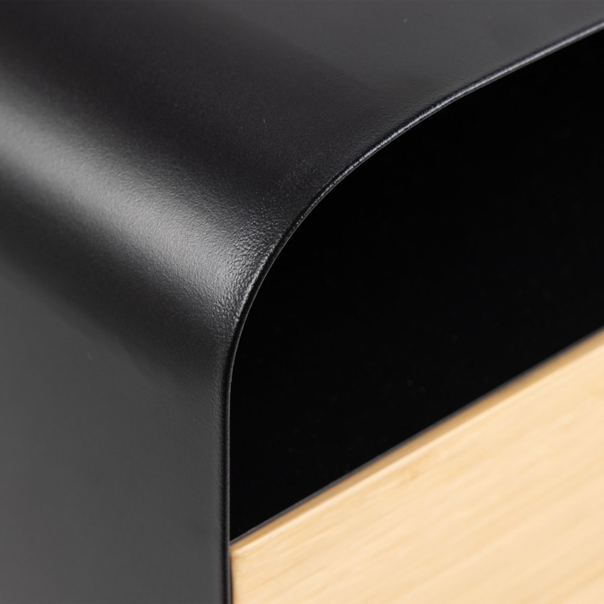 Joliet 1 Drawer Wall Mounted Bedside Table Oval