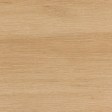 Albany 2 Drawer Bedside Table in Brown/Black Legs